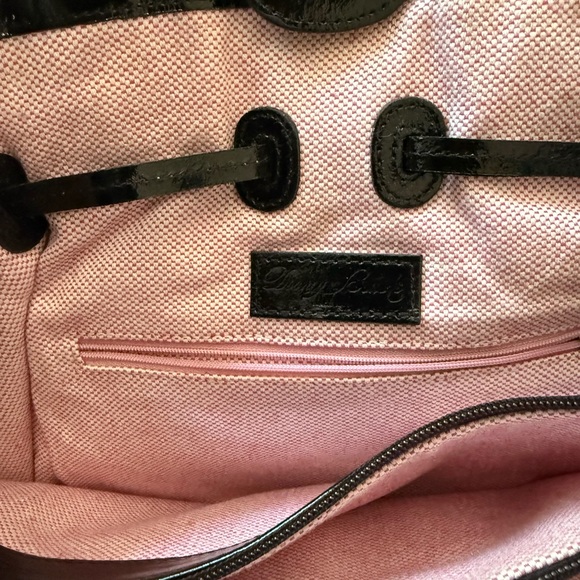 Dooney & Bourke Black Glossy Tote Bag - Picture 11 of 11